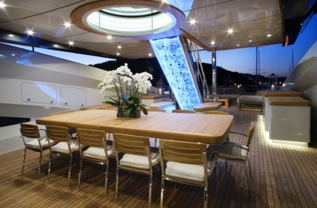 Bubble Panel; Under Staircase In Yacht 