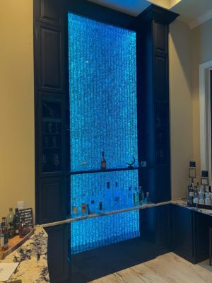 Bubble Wall Vertical Chamber at Home Bar in Palm Coast, Florida