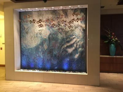 Mosaic-Tile-Waterfall-at-Hyatt-Place-Waikiki-Honolulu-Hawaii-2