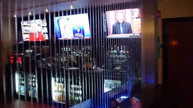 Video Midwest Tropical Water Feature - Bowling Lounge, straight rain curtain.MP4