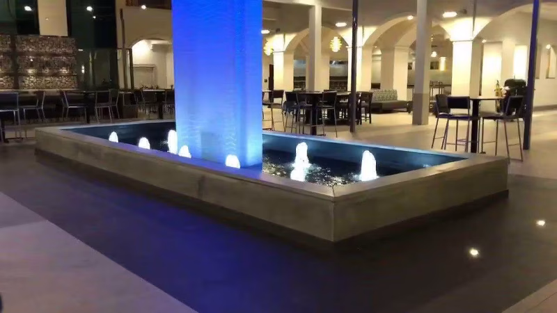 Video Custom Cascading Mesh Water Wall Indoor Waterfall-Amazing Indoor Water Walls You Have To See!