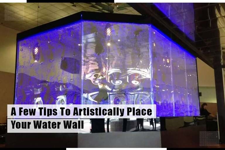 Artful Water Walls For Commercial Spaces