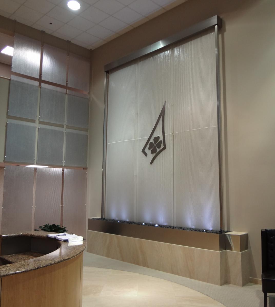 Apartment Lobby Waterfall