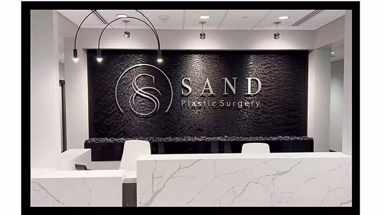 Black Scored Acrylic Water Wall for Sands Plastic Surgery in Spokane, Washington Black Scored Acrylic Water Wall for Sands Plastic Surgery in Spokane, Washington