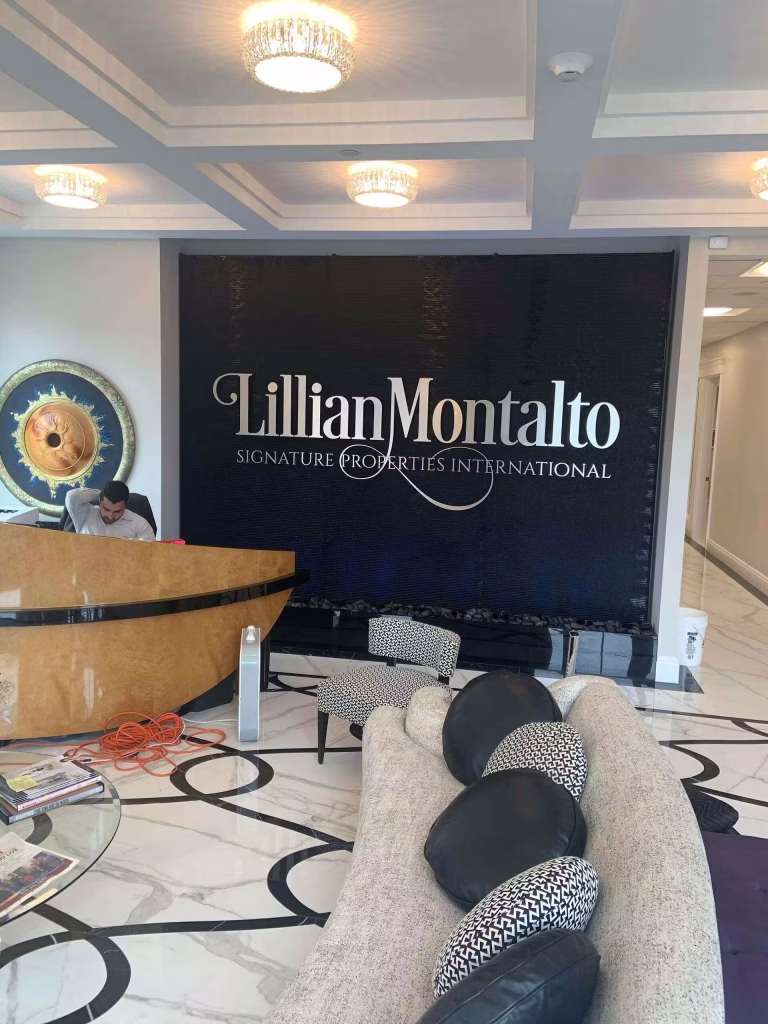 Black Scored Acrylic For Lillian Montalto
