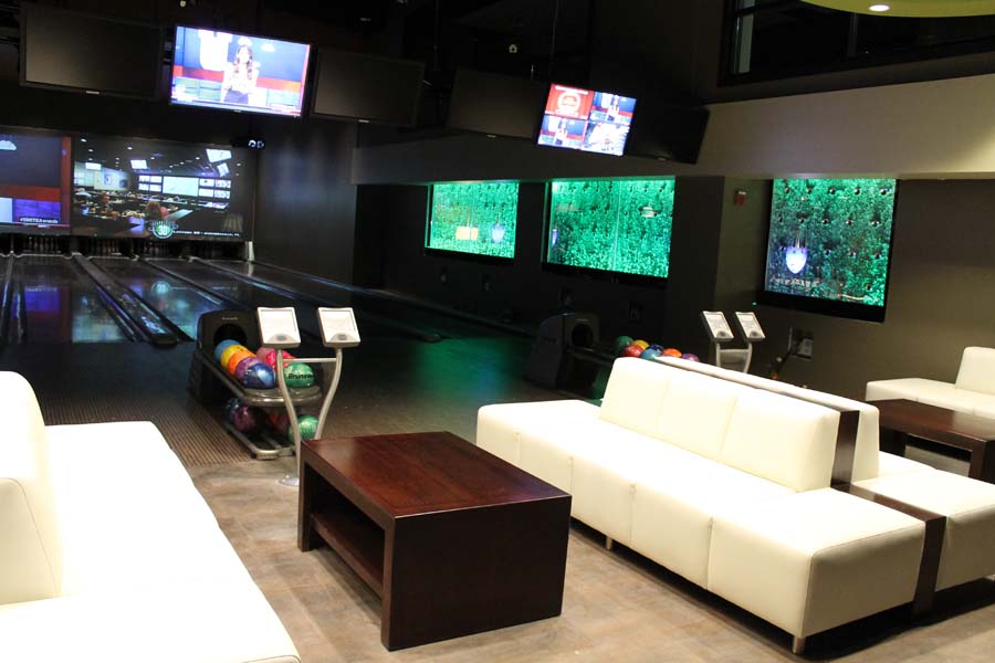 Bubble Wall Swirly Indianapolis Bowling Lanes