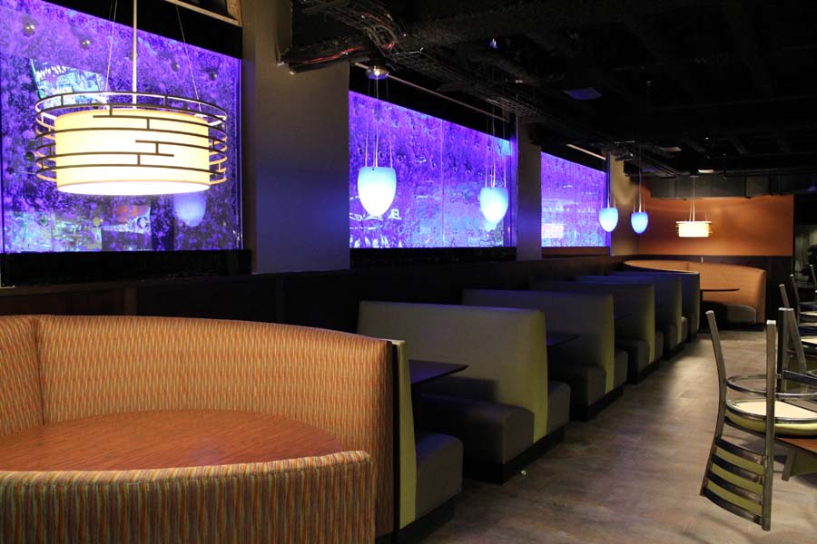 Bubble Wall Swirly Indianapolis Restaurant 1