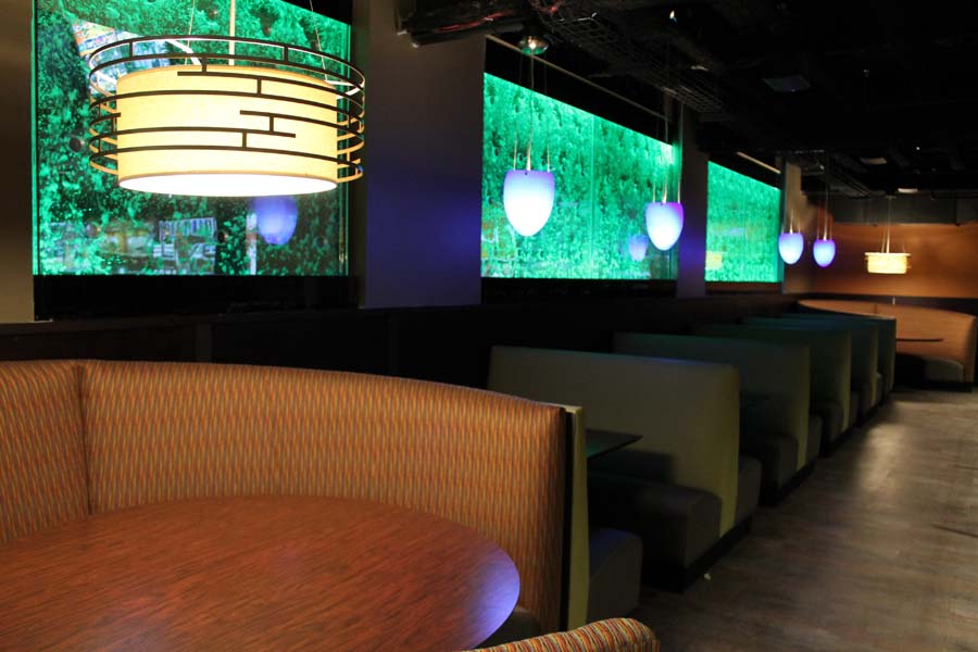 Bubble Wall Swirly Indianapolis Restaurant 2