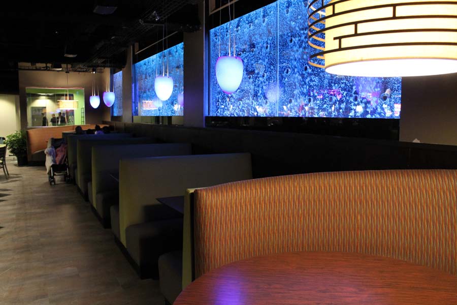 Bubble Wall Swirly Indianapolis Restaurant 4