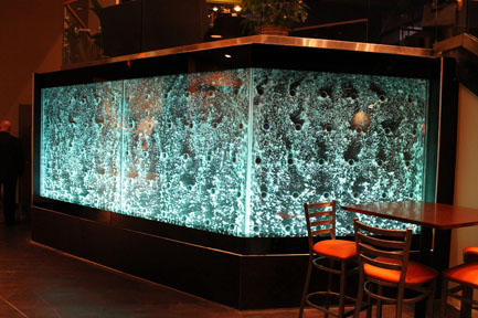 Bubble Walls Swirly on Angle Lattitude 40 Pittsburgh