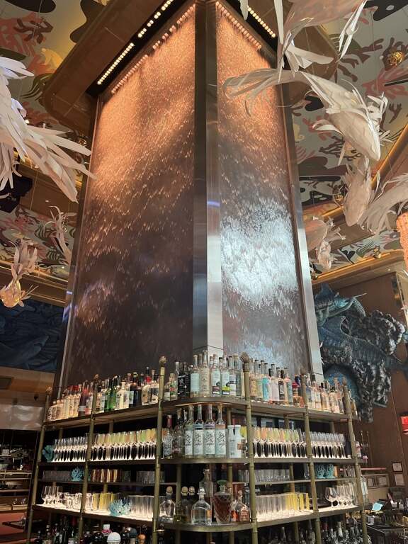 Clear Water Wall At Sexy Fish Miami
