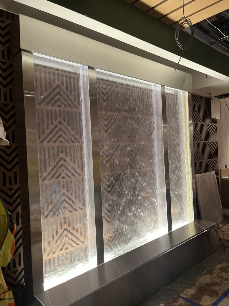 Enclosed Sealed Water Wall Mandara Spa Harrah’s Cherokee Casino Resort in North Carolina Enclosed Sealed Water Wall Mandara Spa Harrah's Cherokee Casino Resort in North Carolina