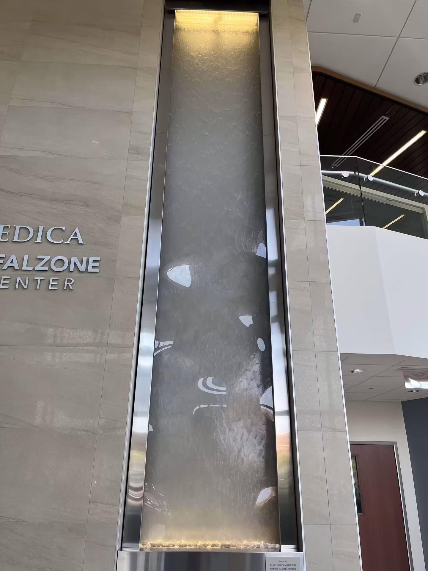 Enclosed Water Wall at Promedica Toledo Hospital in TOledo, Ohio (1)