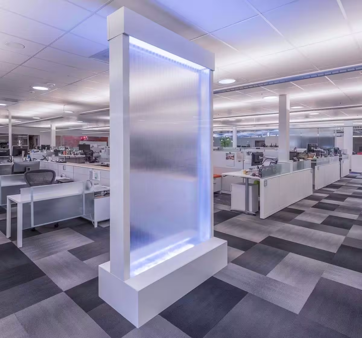 Enclosed Water Wall in Office California1 jpg