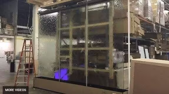 How To Build a Custom Glass Water Wall Waterfall-You Have To Watch This! How To Build a Custom Glass Water Wall Waterfall-You Have To Watch This!