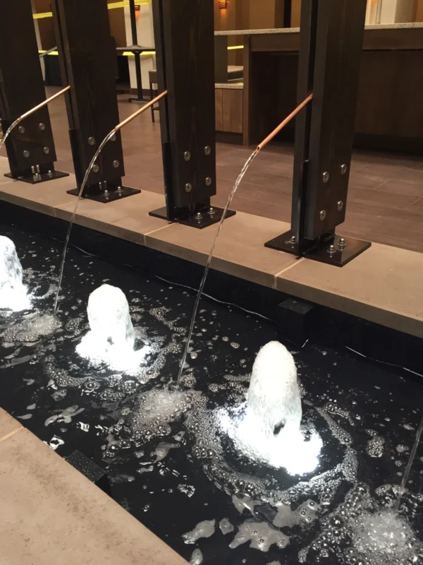 Reflection Pool with Bubbler Jets and Nozzles for Embassy Suites Dallas Love Field, Texas 2