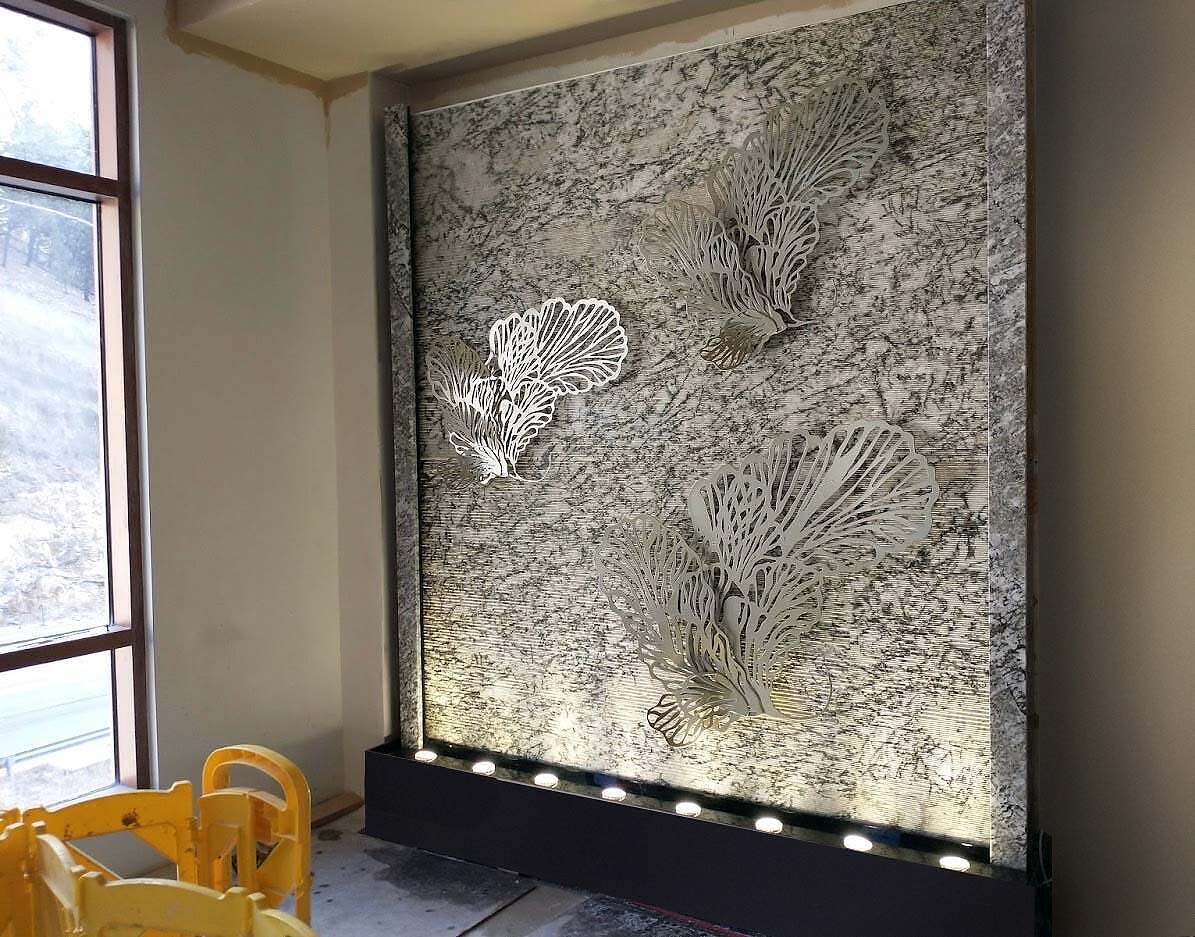 Stone Tile Face on MIDWEST Waterfall Monarch 1
