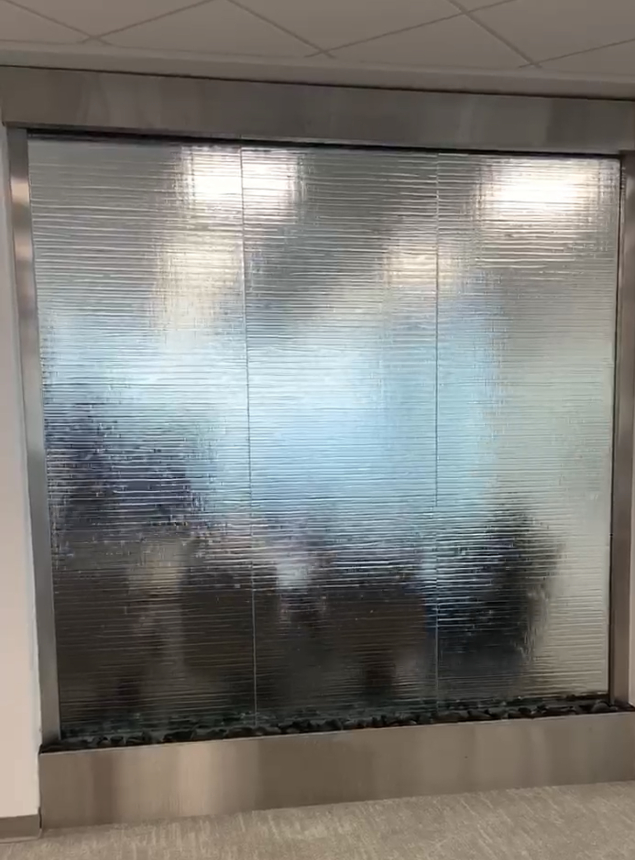 Textured CUSTOM Glass for Serenity Health Clinic in Lehi Utah