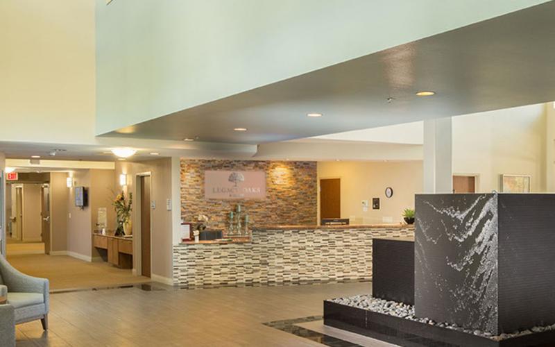 Water Wall Rentagular Sculpture Black Scored Acrylic at Legacy Oaks in Lakeway Texas 2