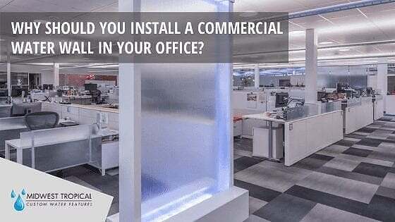 Enhance Your Office With A Stunning Water Wall Feature
