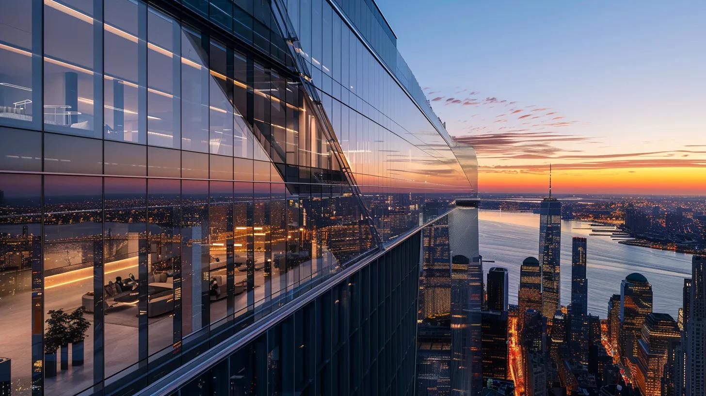 Enhance Your Space With Beautiful Glass Panel Ideas 4 a sleek, modern corporate headquarters showcases expansive glass panels as exterior cladding, reflecting the urban skyline while seamlessly merging indoor and outdoor environments in a contemporary architectural design.