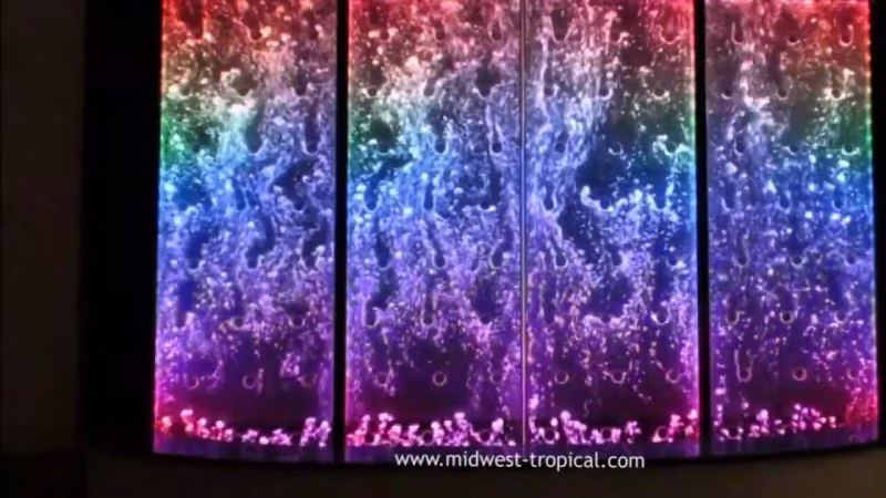 Video Custom Bubble Wall-Dancing Bubble Waterfall