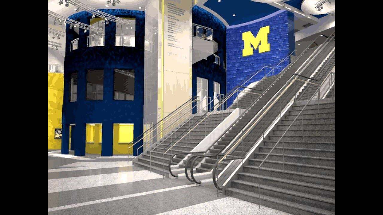 Video Mock-Up of Crisler Arena Water Feature by Midwest Tropical Video Mock-Up of Crisler Arena Water Feature by Midwest Tropical