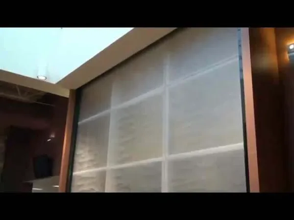Video Midwest Tropical Water Feature - Living Water Community Church, clear acrylic piece.mpg
