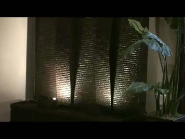 Video Midwest Tropical Water Feature - Brown.Copper Speckeled Acrylic Piece (2).mpg